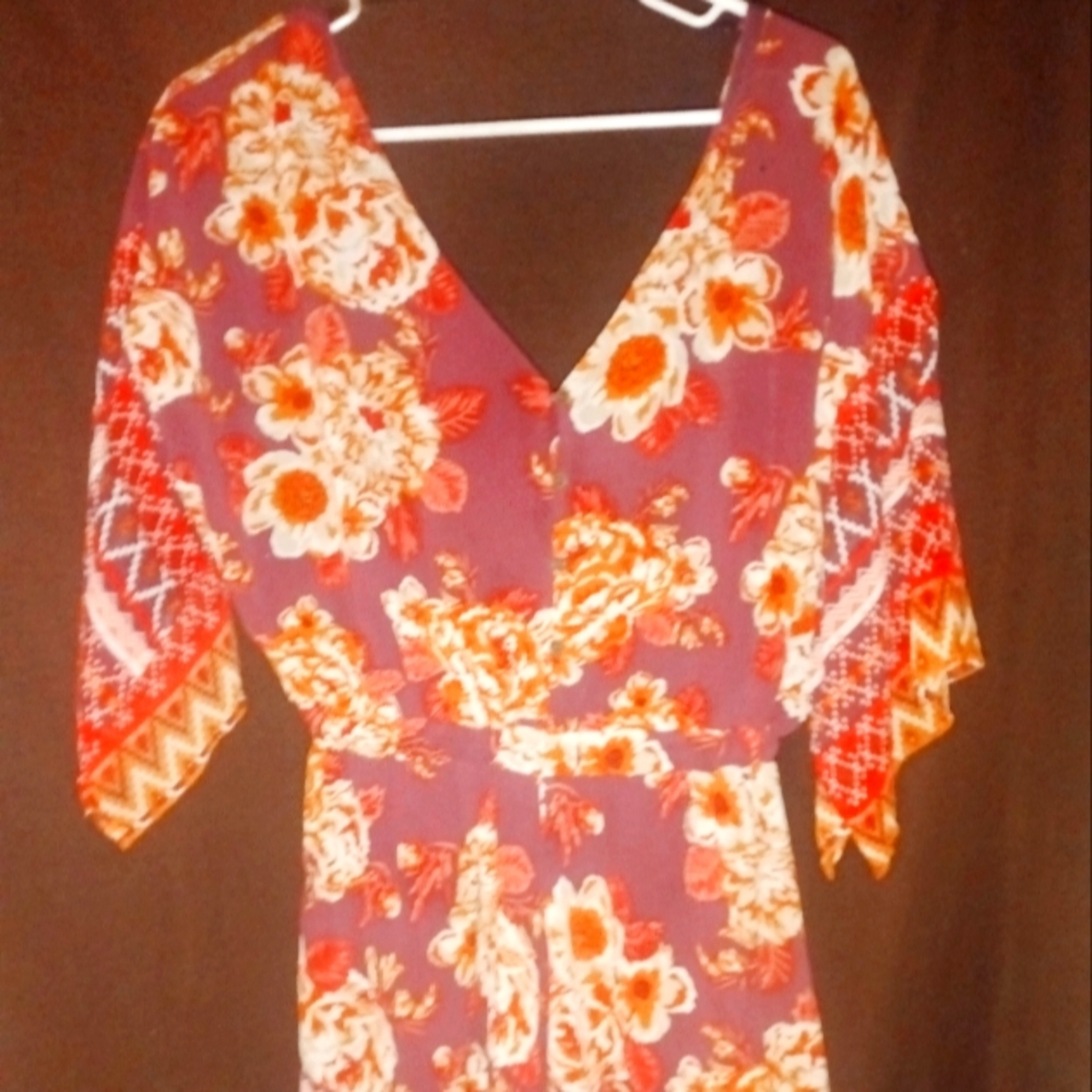 Eyeshadow, Large 12,  Marronish flower print